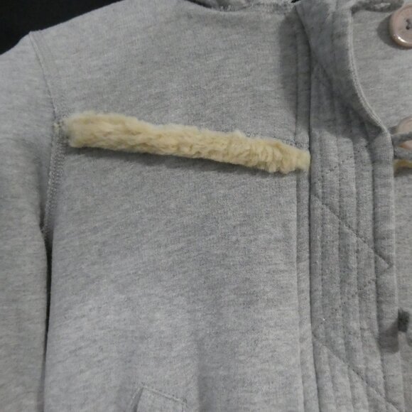 JUICY COUTURE | Pink Tag P | P2P 15 inches measured | Grey Hooded Zip-Up Jacket - Picture 6 of 16